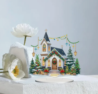 Preview: Diamond Paintin DIY-Diamant-Kirche